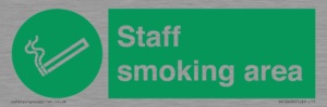 Staff smoking area